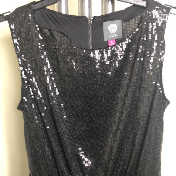 BLACK SEQUENCE Exposed back zipper. SIZE: 6 - Picture 5 of 10